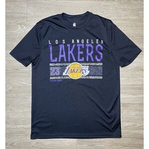 NBA Basketball Los Angeles Lakers Lebron James #23 T-shirt Men's Size‎ LARGE